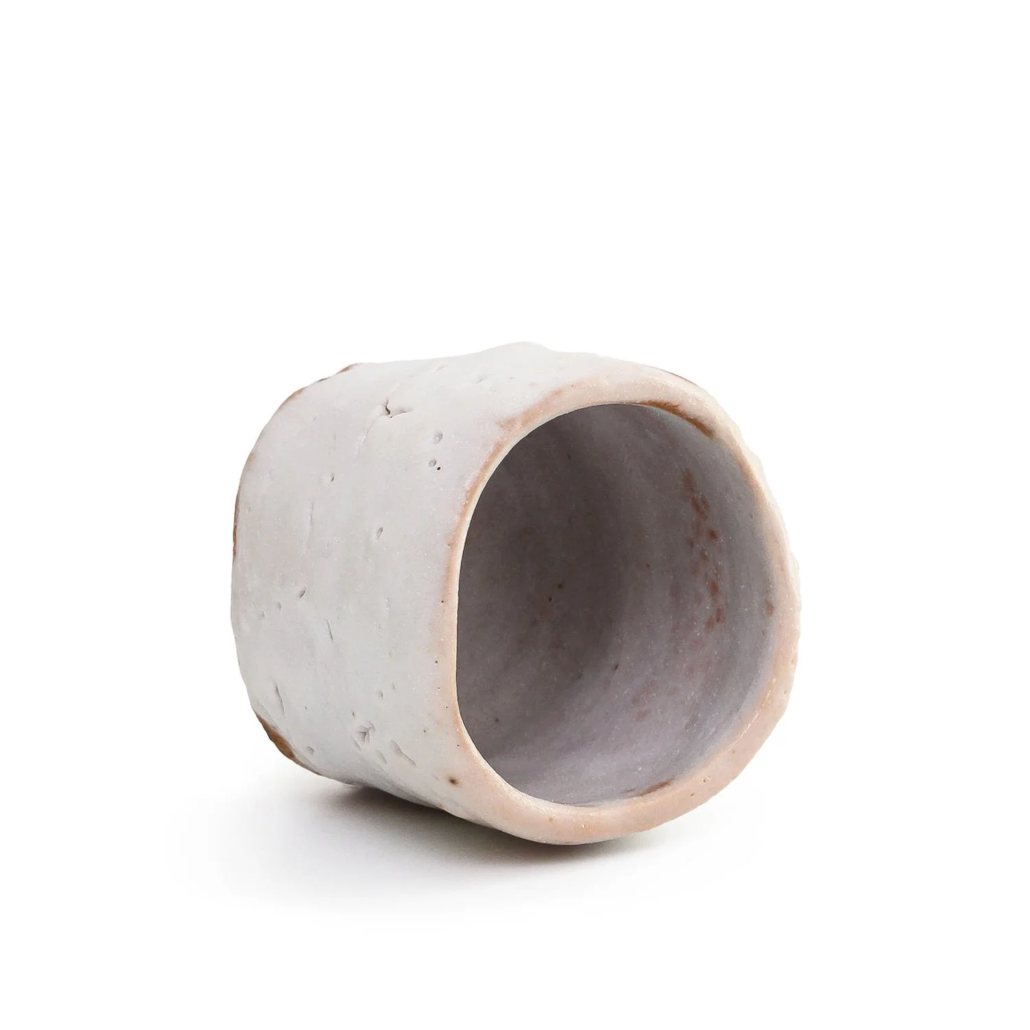 Higashida Shigemasa - Snow Shino Chawan with Signed Box (INV